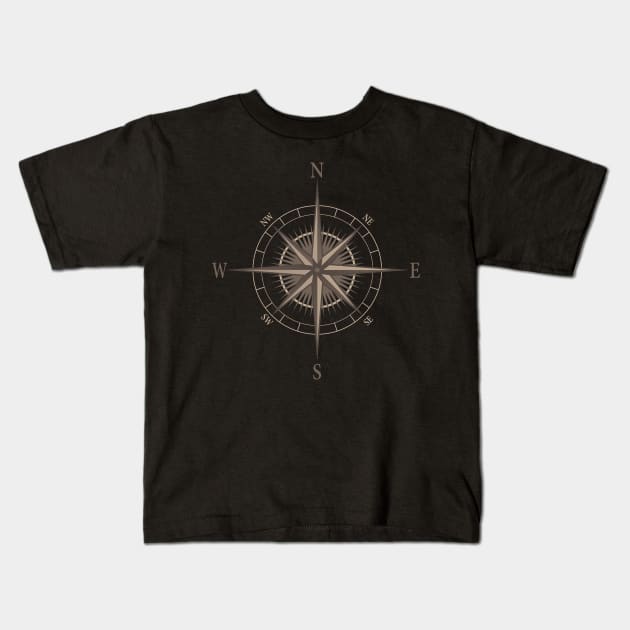 Compass Kids T-Shirt by hobrath